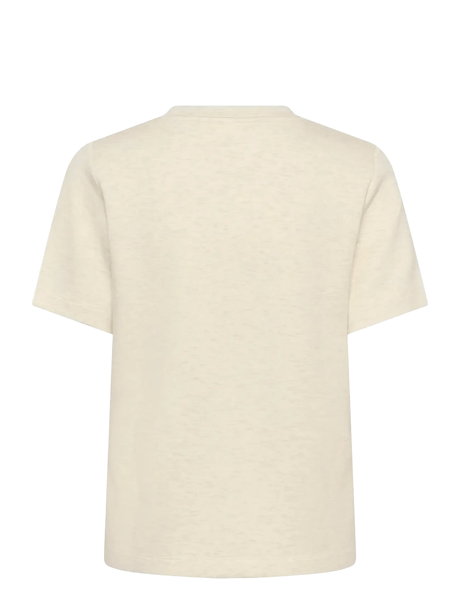 InWear - VincentIW Melange Karmen T-Shirt - t-shirts - ecru - 2
