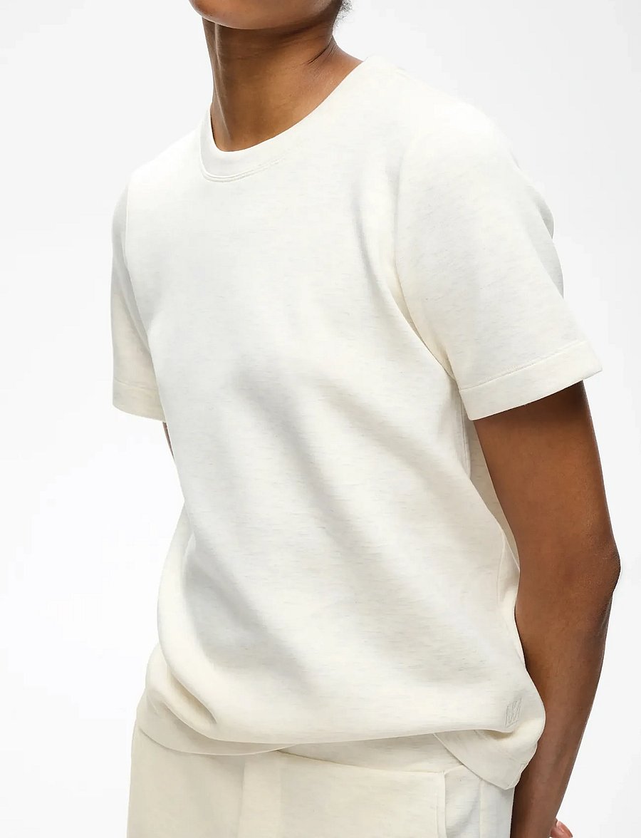 InWear - VincentIW Melange Karmen T-Shirt - t-shirts - ecru - 5