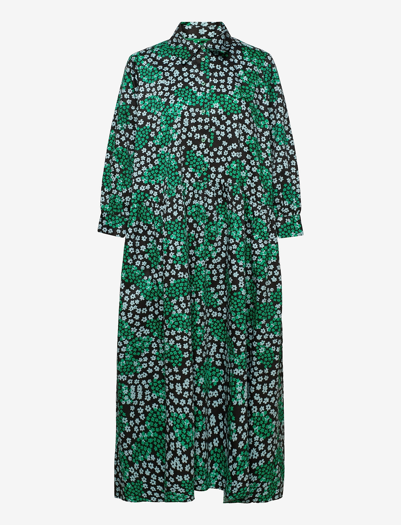 InWear - MaxIW Dress - green patches flowers - 0