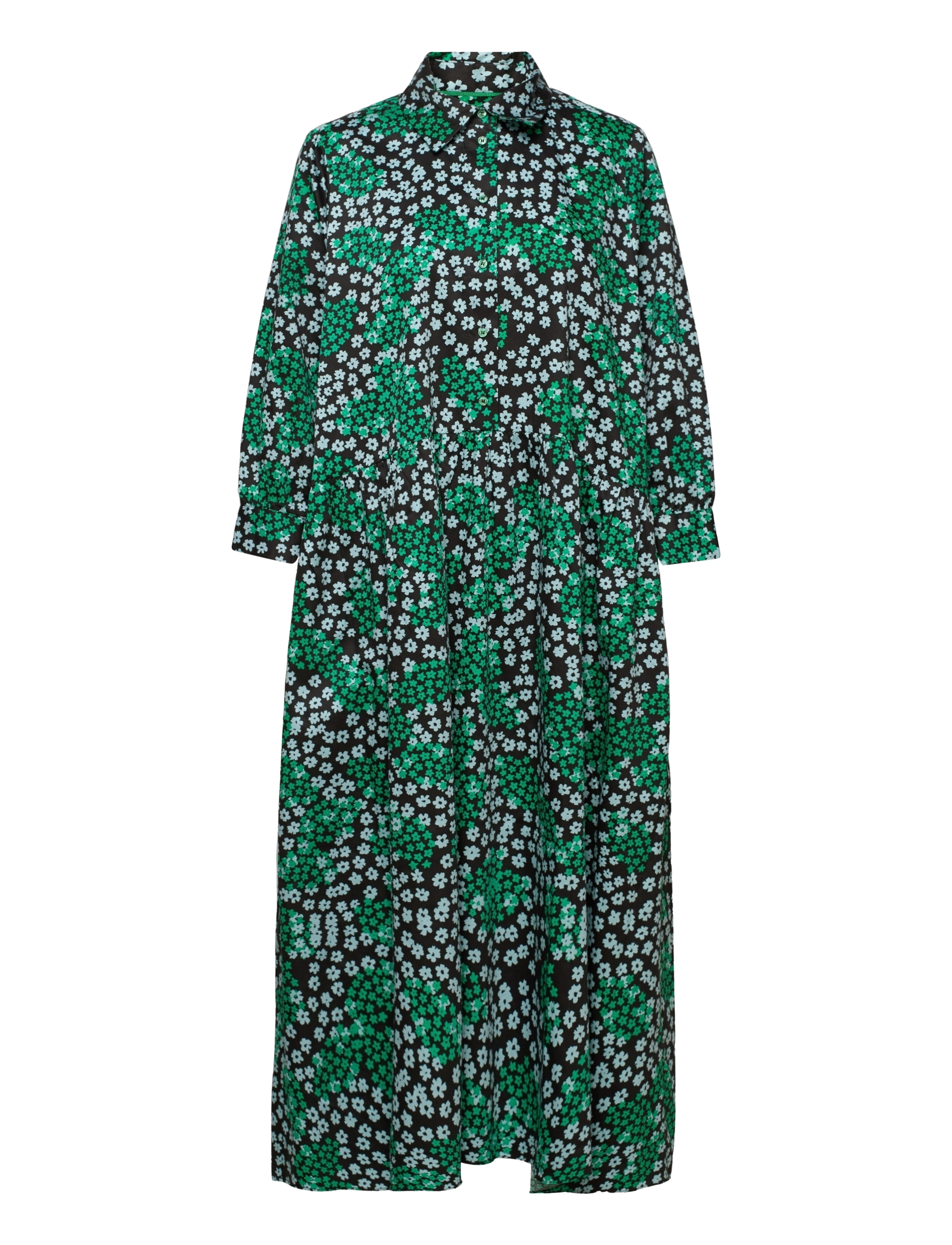 InWear - MaxIW Dress - green patches flowers - 0