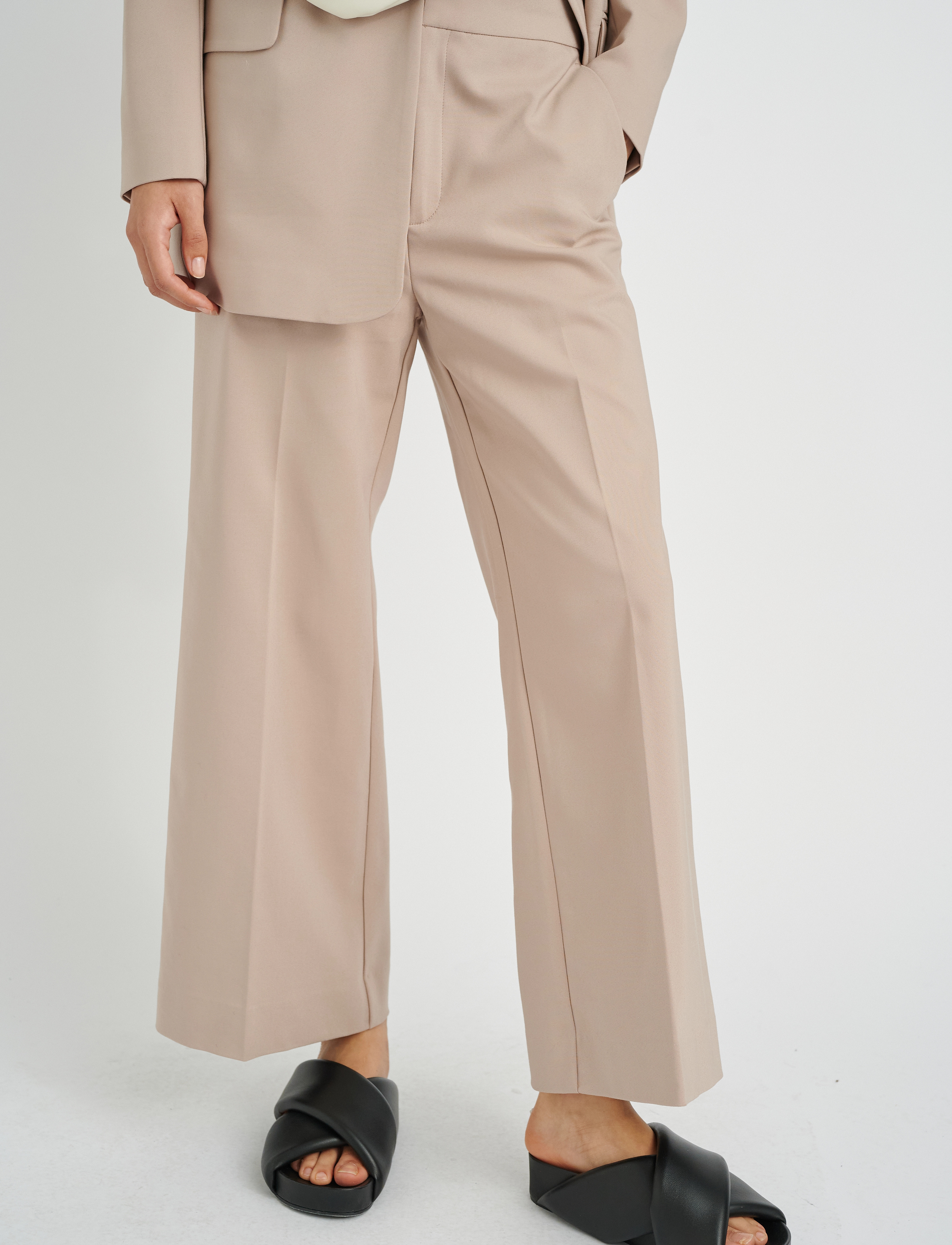 InWear - ZellaIW Wide Pant Culotte - mocha grey - 2