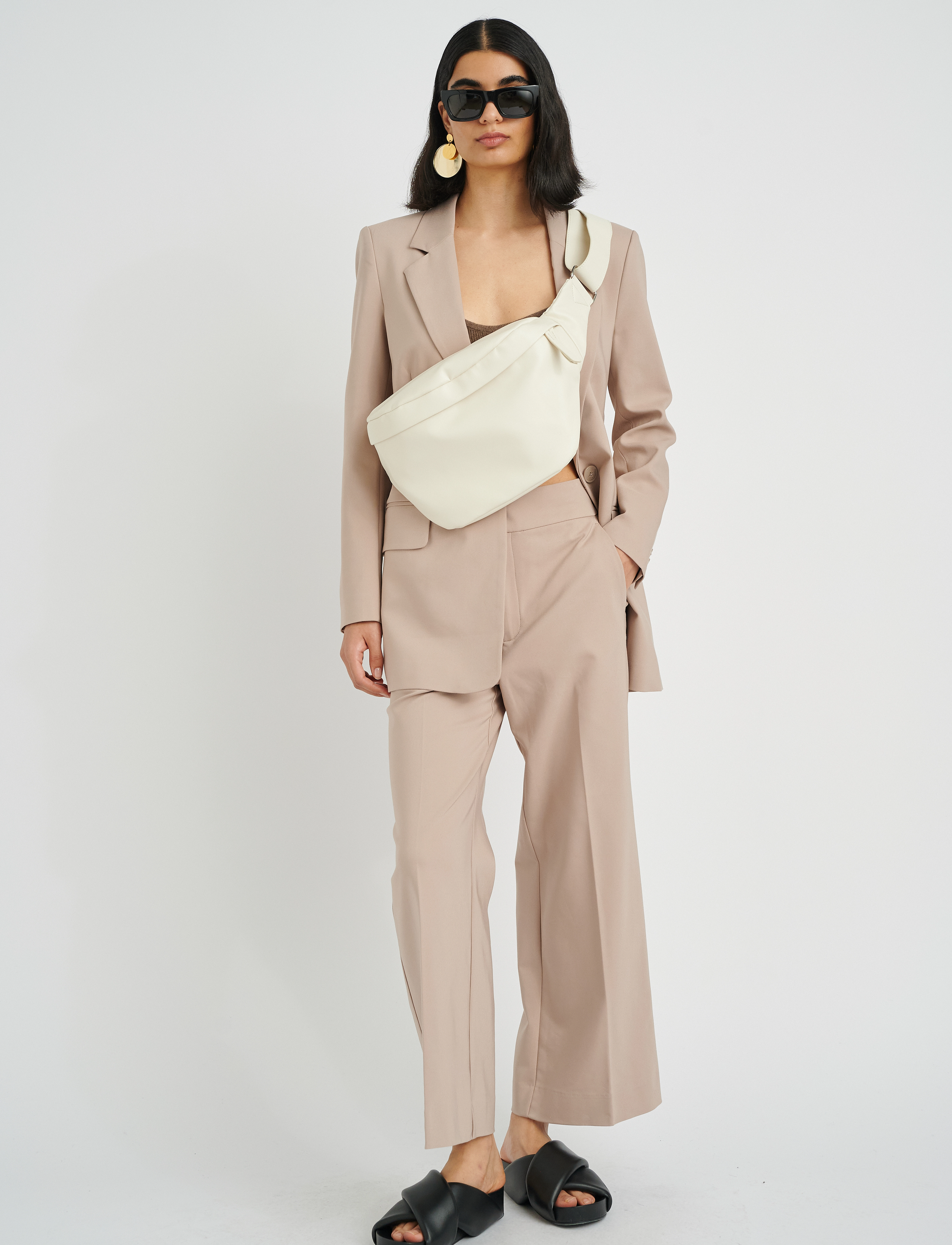 InWear - ZellaIW Wide Pant Culotte - mocha grey - 3