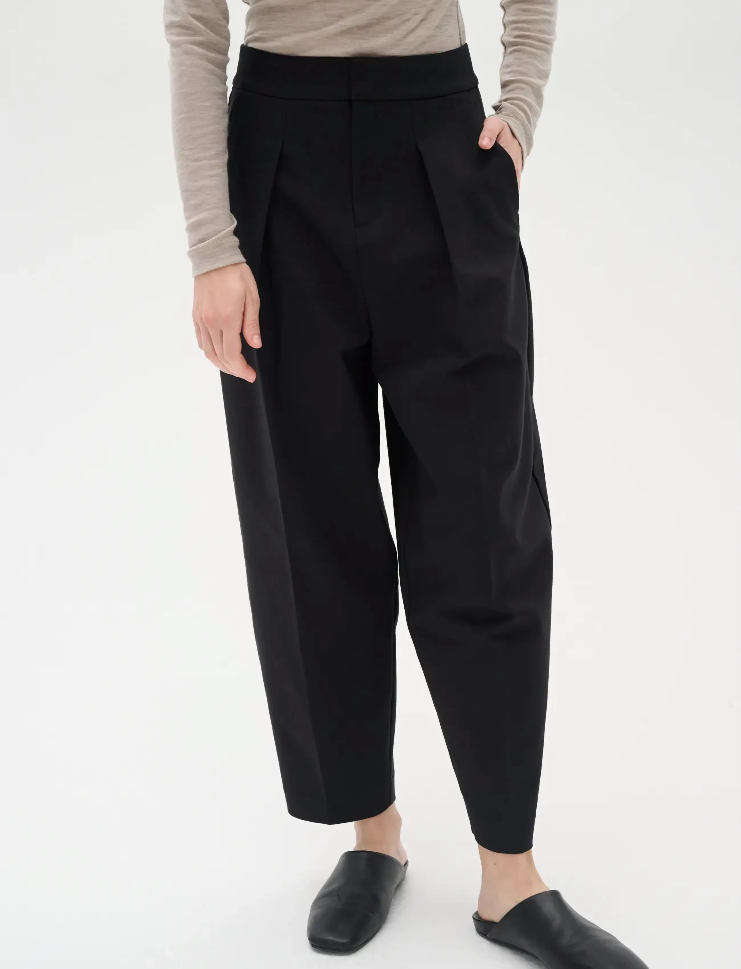 ZellaIW Barrel Pant - BLACK