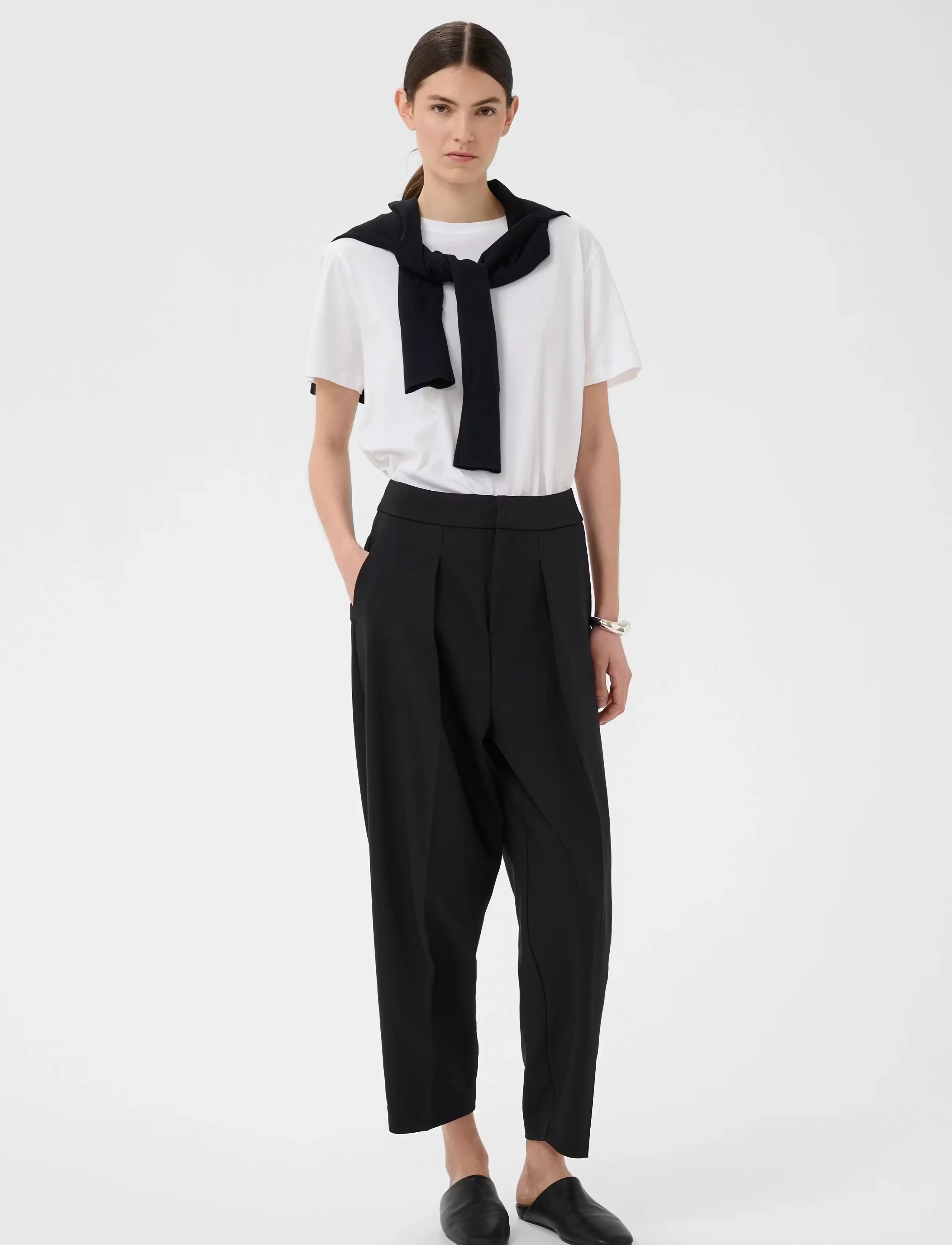 InWear - ZellaIW Barrel Pant - barrel-bukser - black - 1