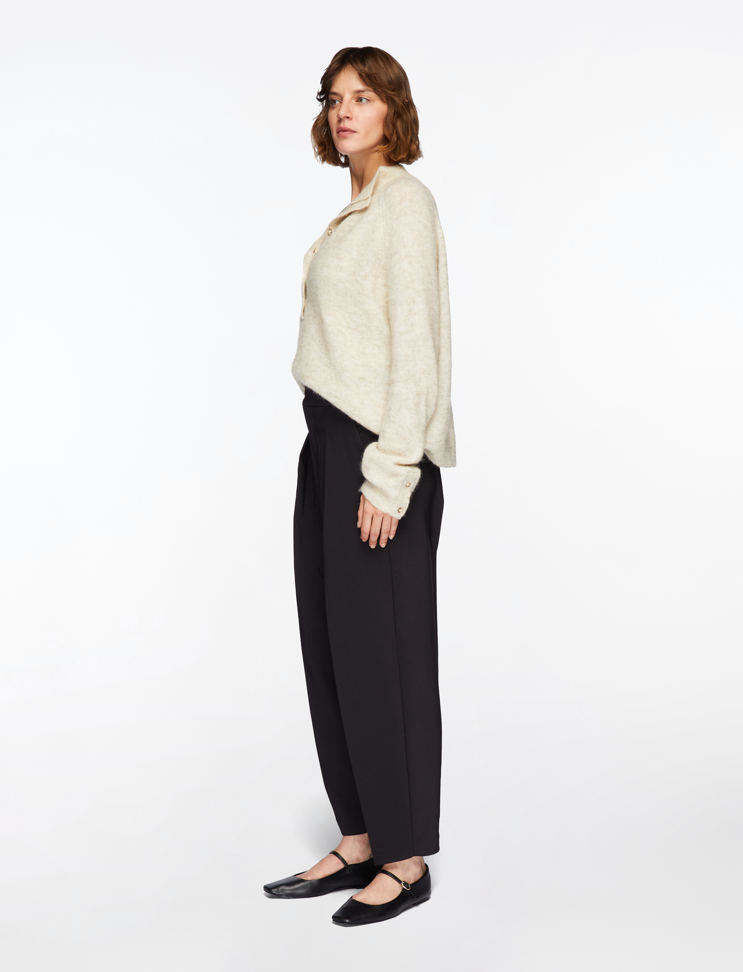 InWear - ZellaIW Barrel Pant - barrelbyxor - black - 4