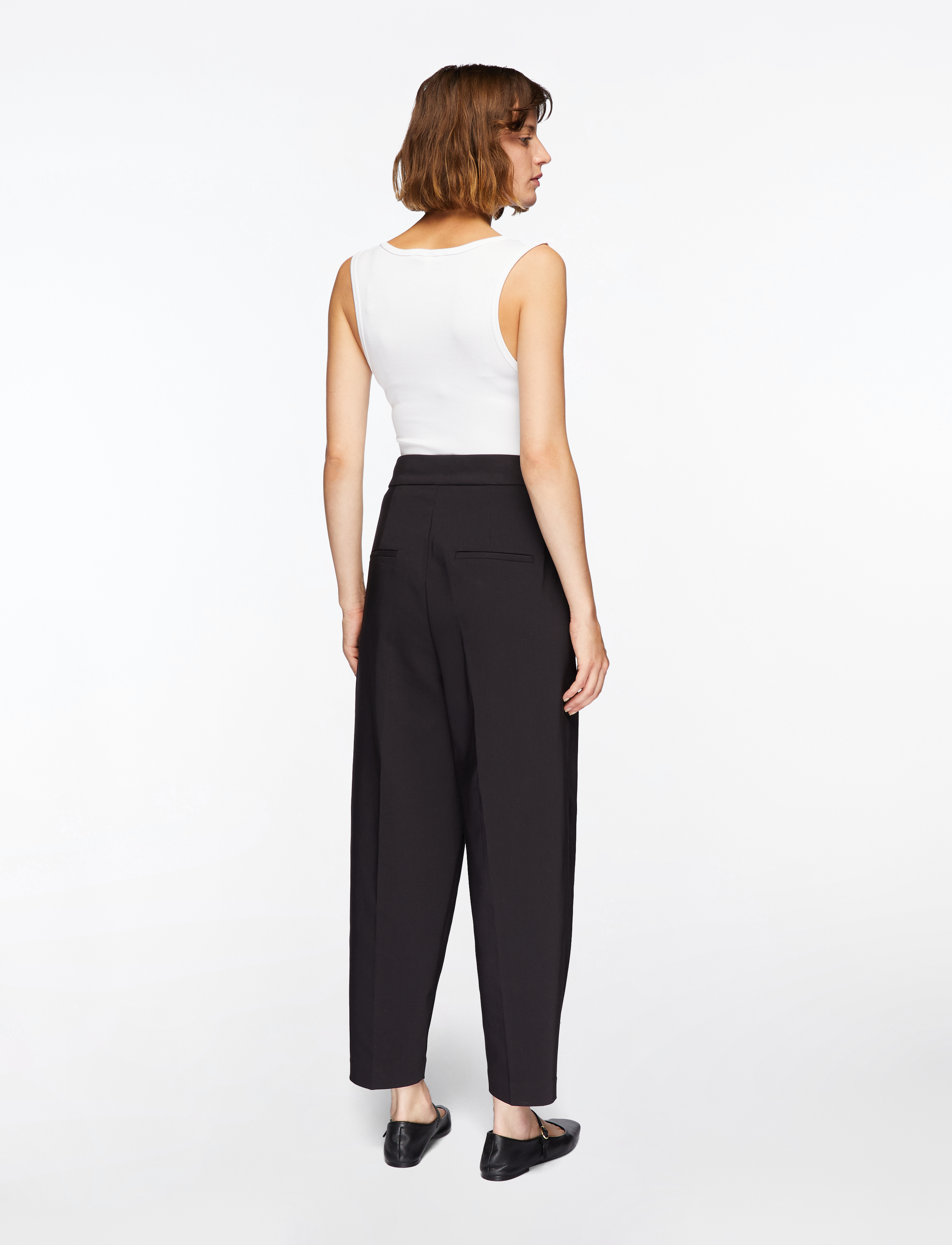 InWear - ZellaIW Barrel Pant - barrelbyxor - black - 5
