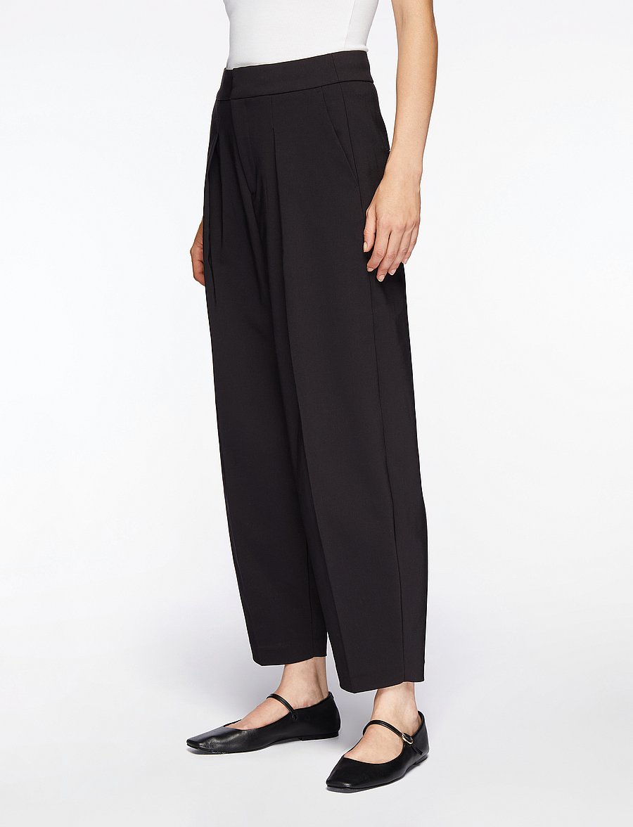 InWear - ZellaIW Barrel Pant - barrelbyxor - black - 0