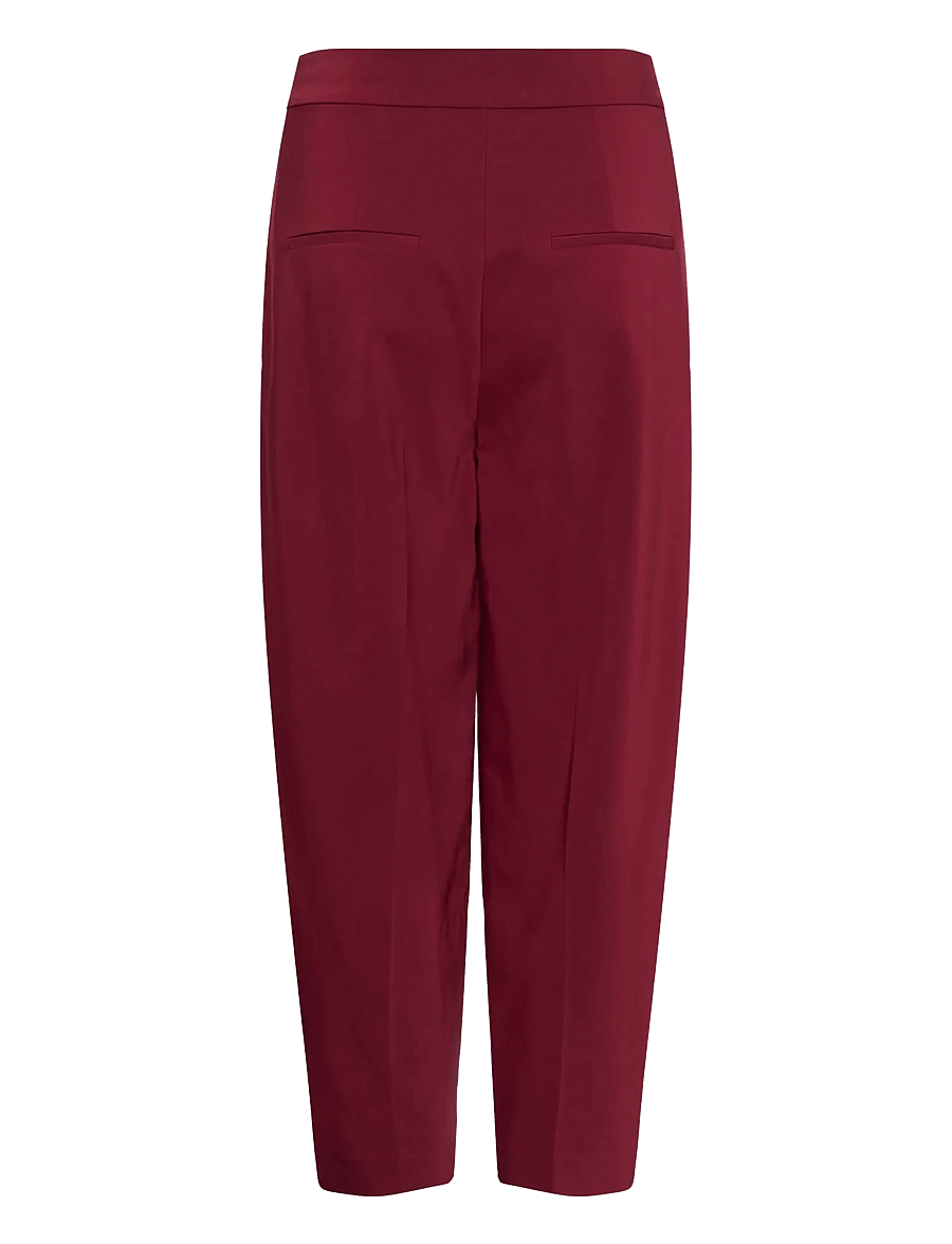 InWear - ZellaIW Barrel Pant - hosen mit geradem bein - cabernet - 2