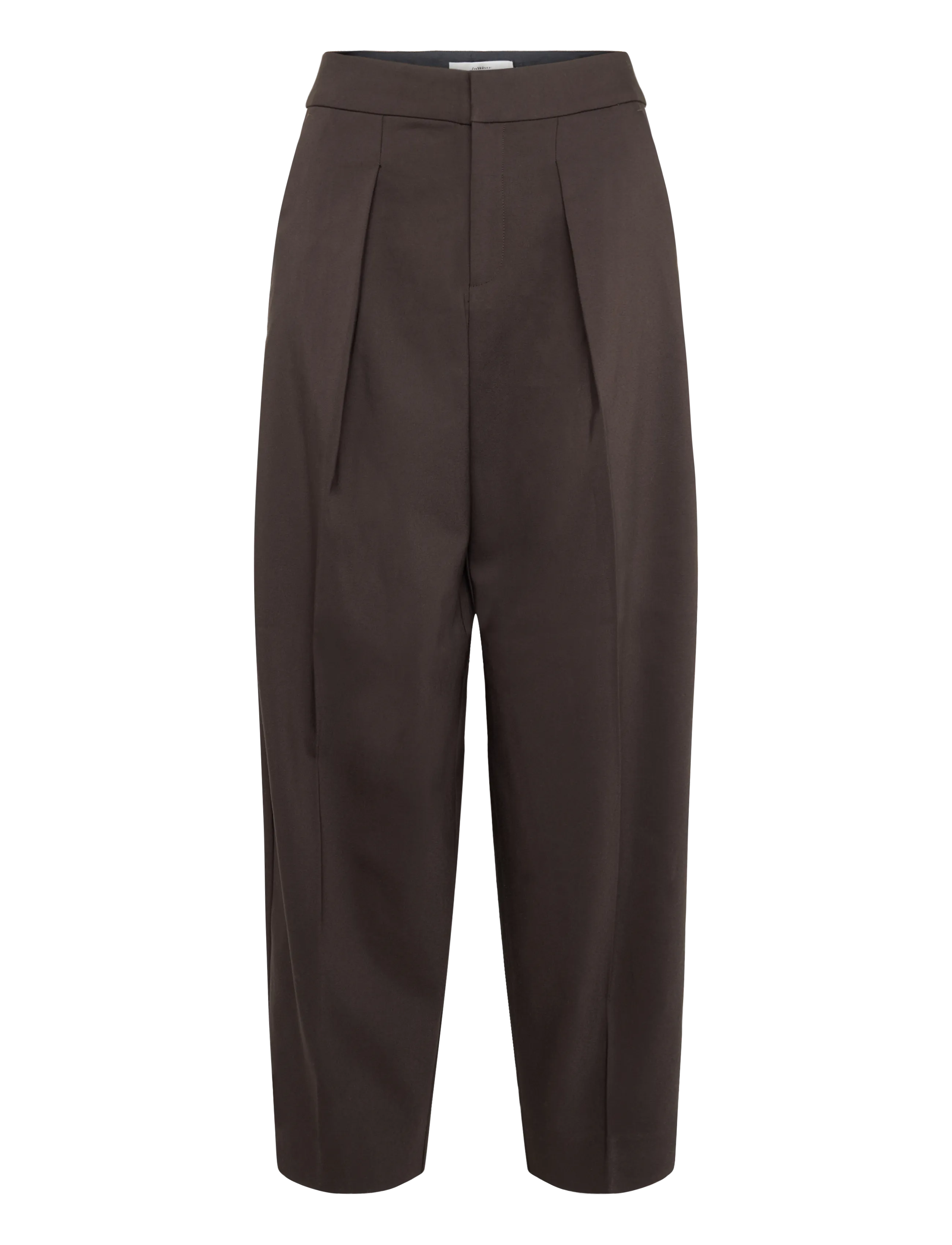 InWear - ZellaIW Barrel Pant - barrel-bukser - chocolate brown - 1