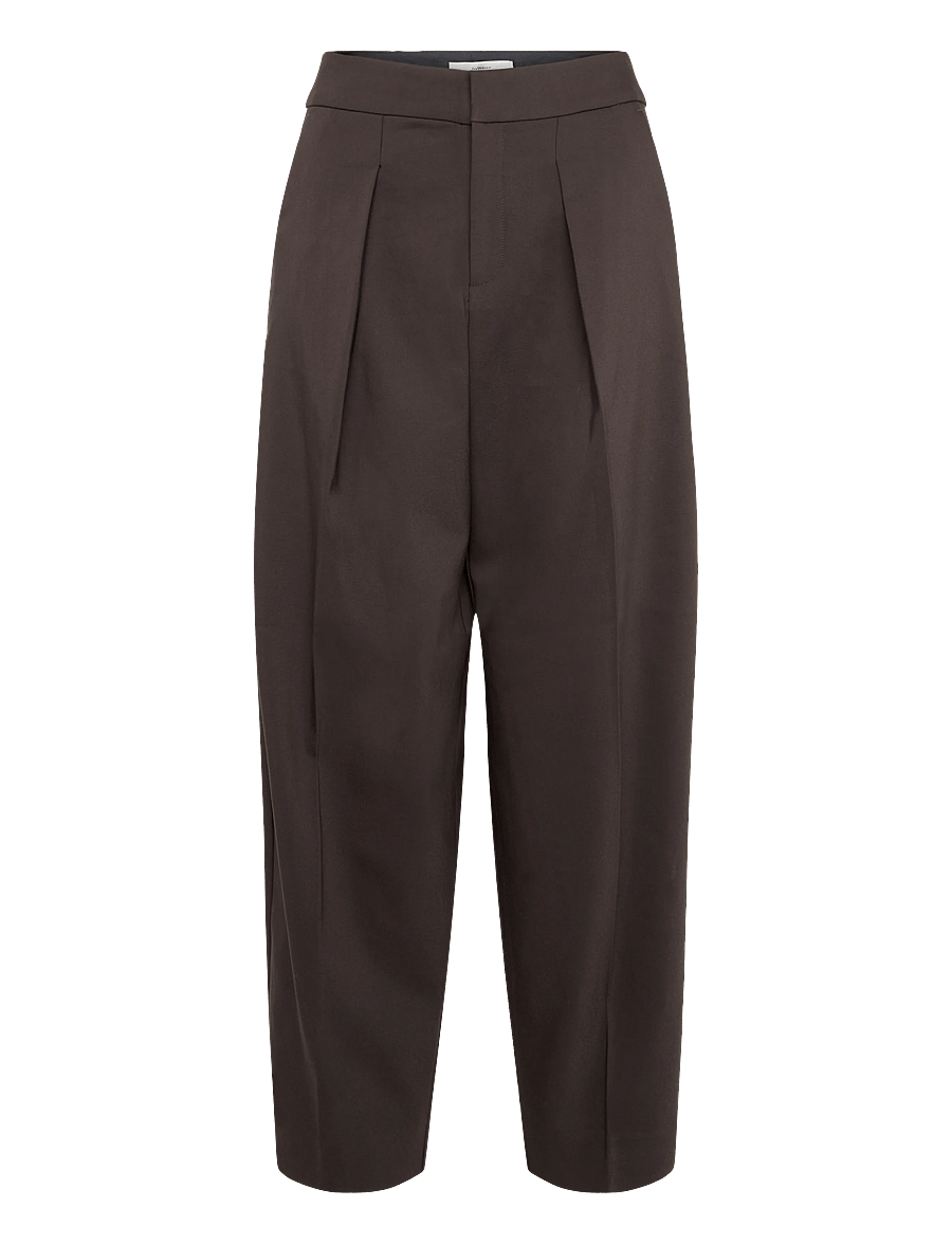 InWear - ZellaIW Barrel Pant - barrel-bukser - chocolate brown - 1