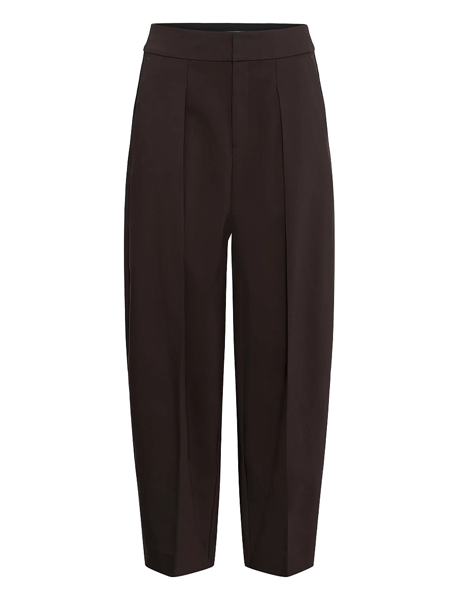 InWear - ZellaIW Barrel Pant - barrel-bukser - chocolate brown - 1
