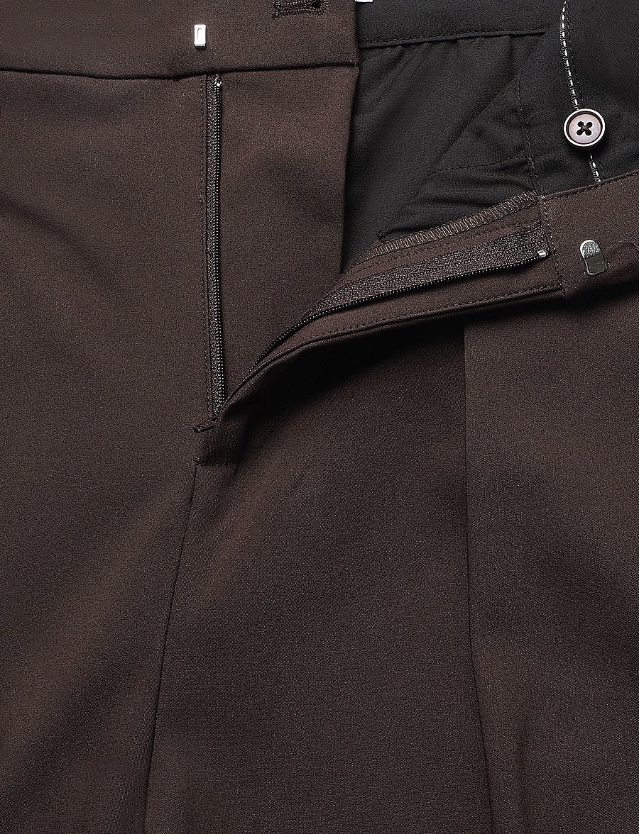 InWear - ZellaIW Barrel Pant - barrel-bukser - chocolate brown - 4
