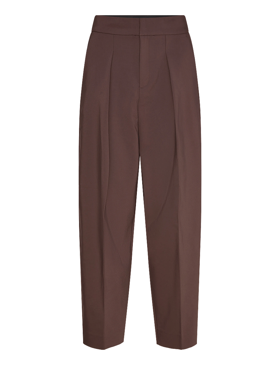 InWear - ZellaIW Barrel Pant - hosen mit geradem bein - coffee bean - 1