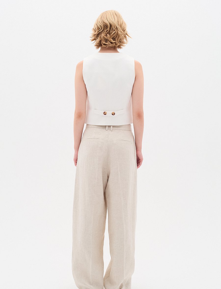 InWear - ZellaIW Waistcoat - whisper white - 4