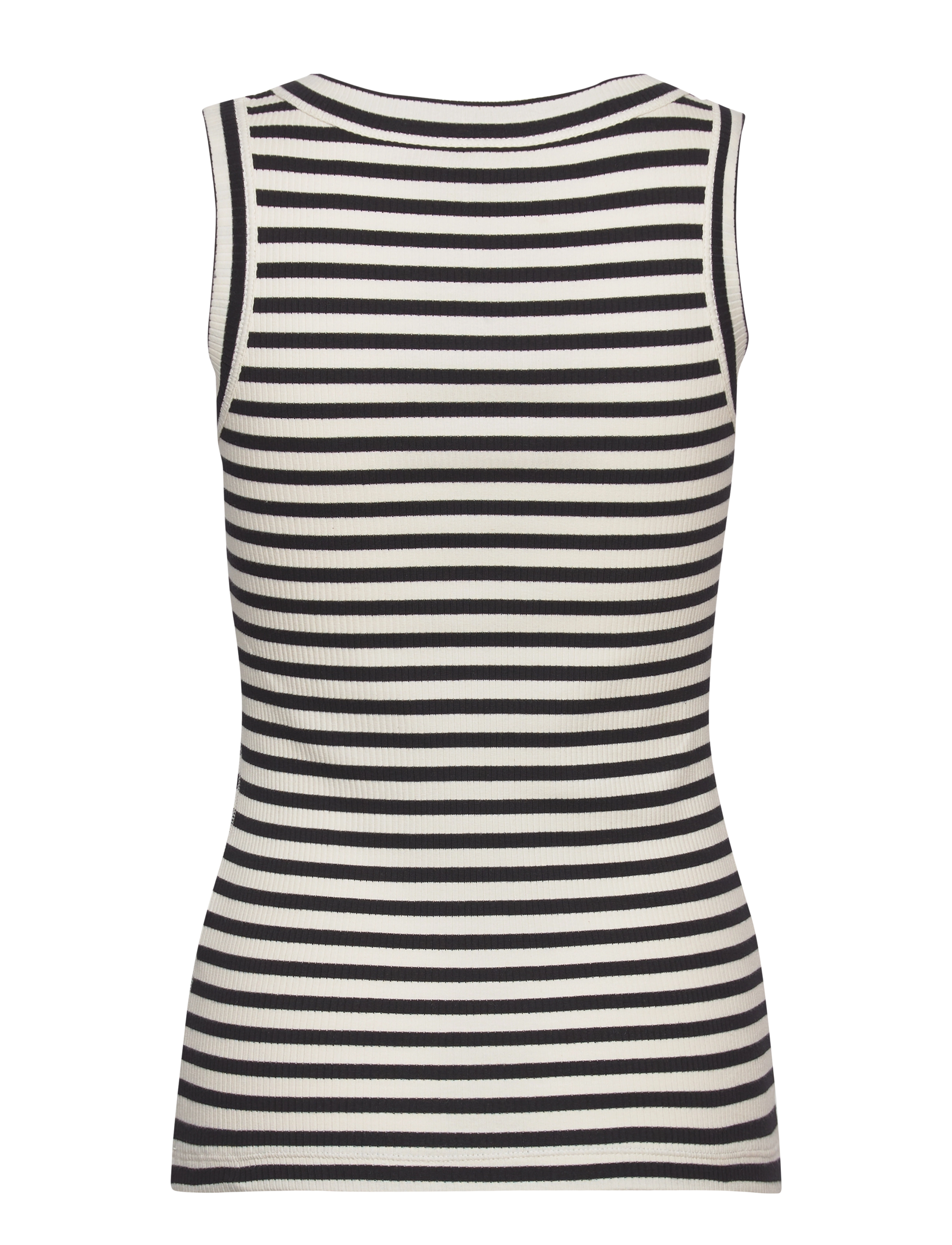 InWear - DagnaIW Striped Tank - hihattomat paidat - black / whisper white - 2