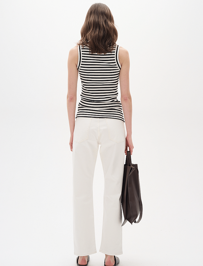 InWear - DagnaIW Striped Tank - Ärmellose tops - black / whisper white - 4
