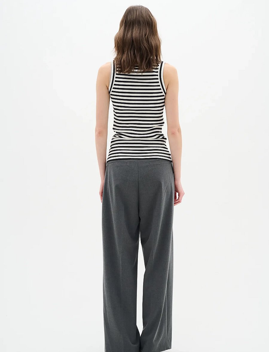 InWear - DagnaIW Striped Tank - tanktops - black / whisper white - 4