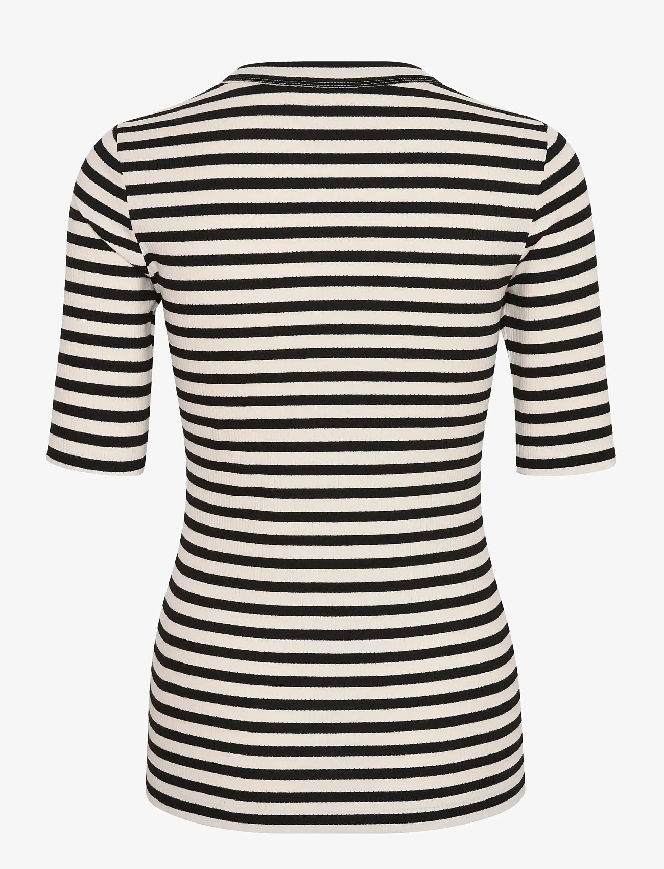 InWear - DagnaIW Striped T-Shirt - t-shirts - black / whisper white - 2
