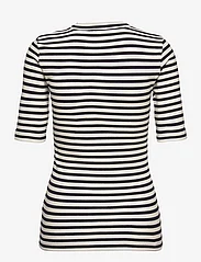InWear - DagnaIW Striped T-Shirt - alhaisimmat hinnat - black / whisper white - 1