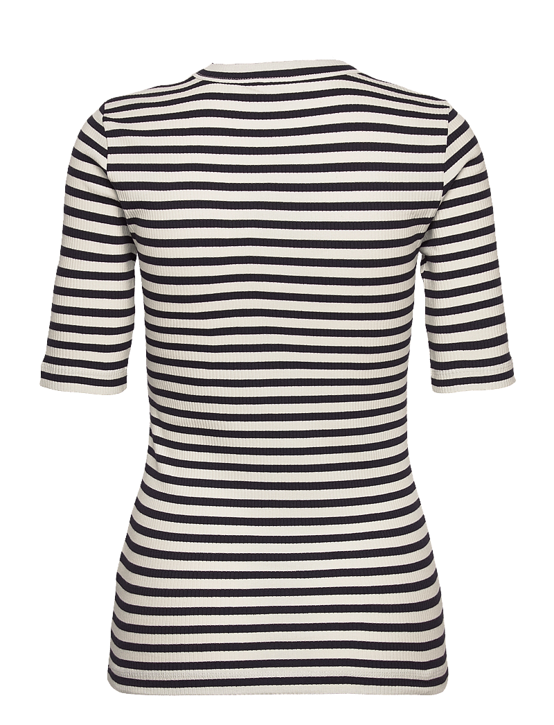 InWear - DagnaIW Striped T-Shirt - t-shirts - black / whisper white - 2