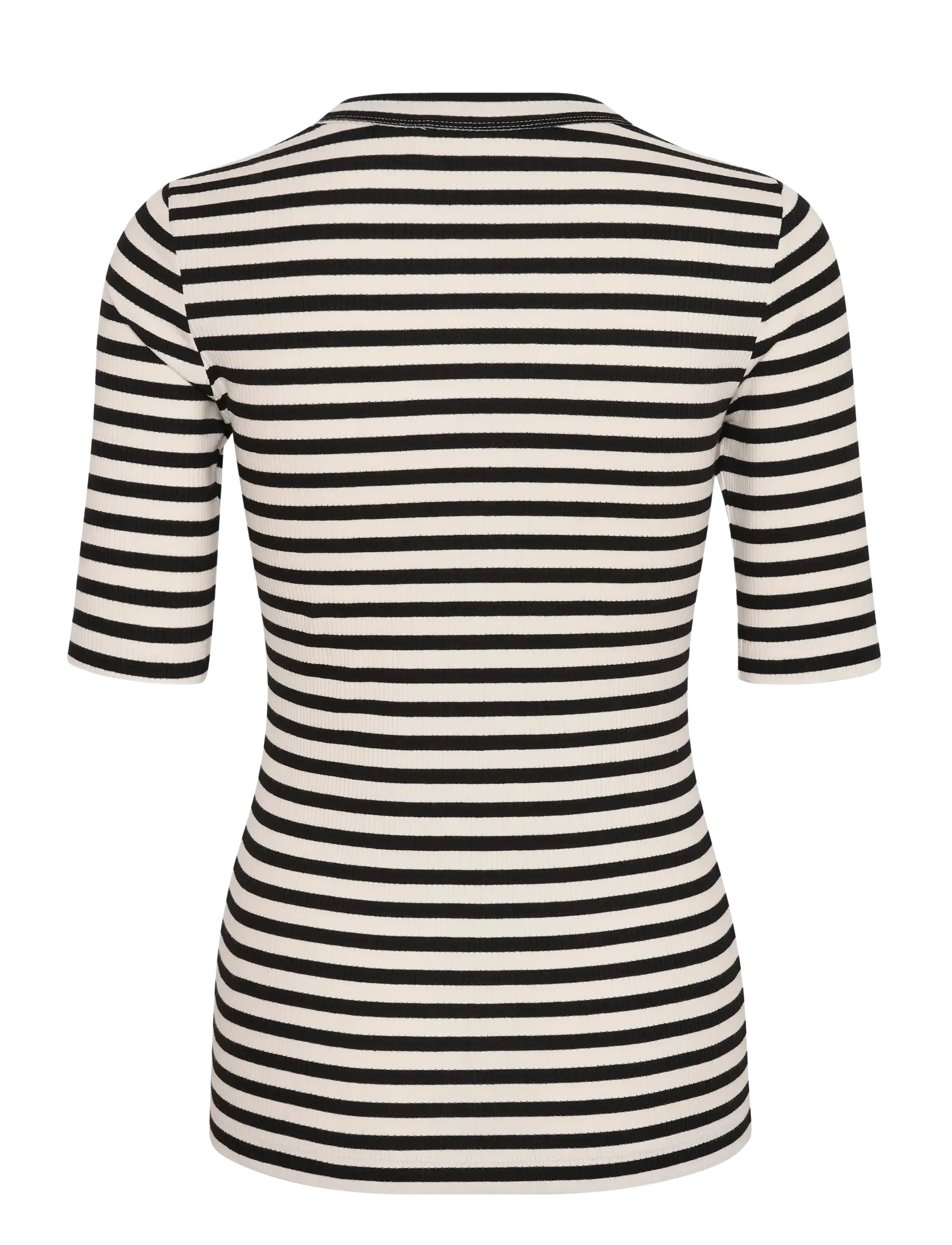 InWear - DagnaIW Striped T-Shirt - stuttermarbolir - black / whisper white - 2