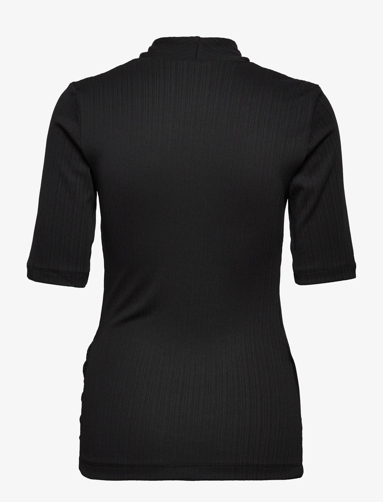 InWear - JaniIW Ben Blouse - short-sleeved blouses - black - 1