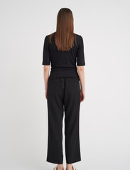 InWear - JaniIW Ben Blouse - short-sleeved blouses - black - 4