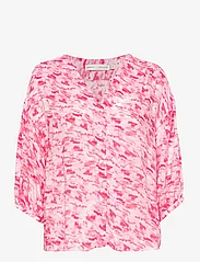 InWear - RiaIW Shirt - kortærmede bluser - rhubarb shadow sky - 0
