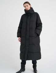 InWear - MaikeIW Long Coat - pitkät talvitakit - black - 3