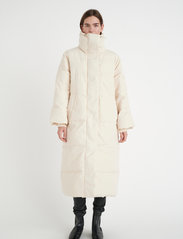 InWear - MaikeIW Long Coat - winter jackets - eggshell - 3