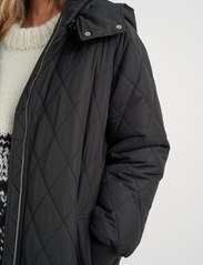InWear - EktraIW Hood Coat - spring jackets - black - 5
