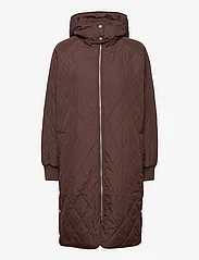 InWear - EktraIW Hood Coat - spring jackets - coffee brown - 0