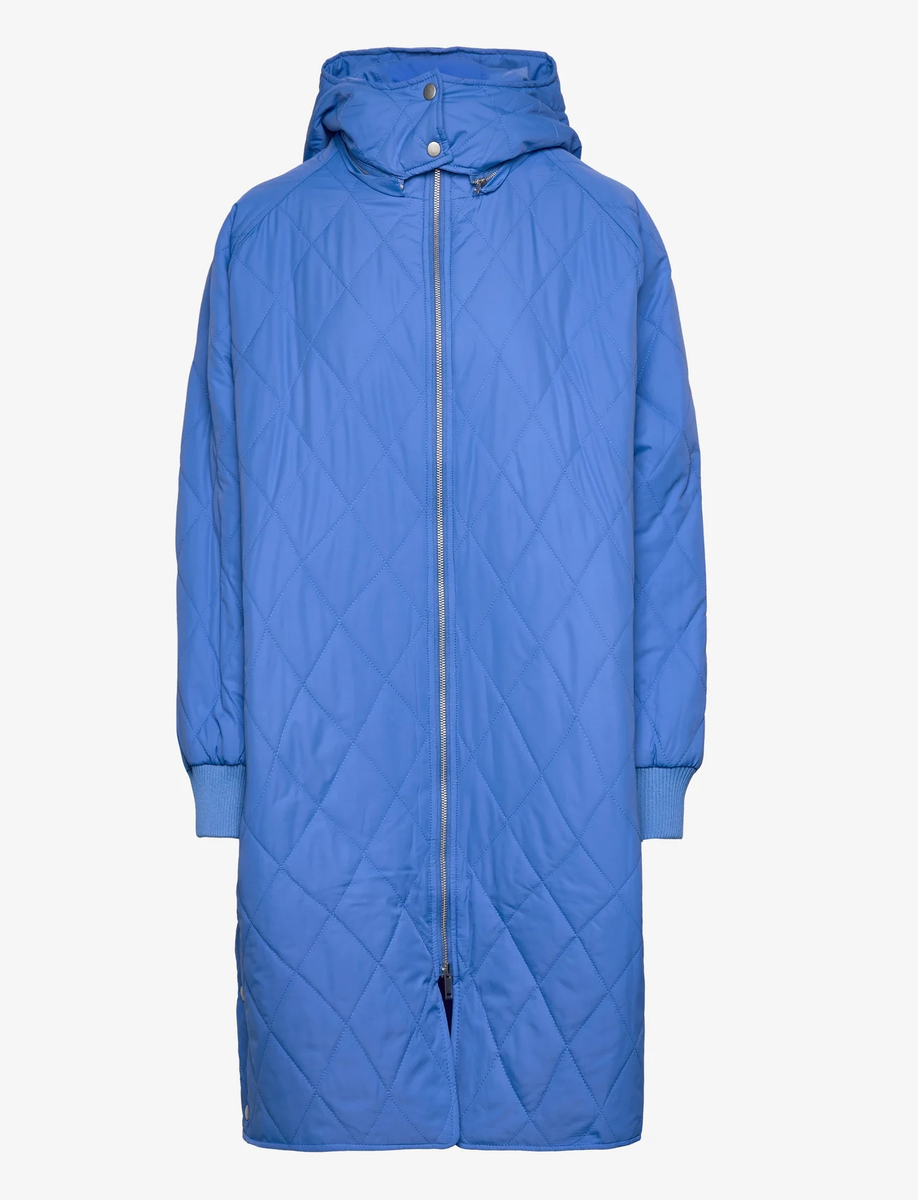 InWear - EktraIW Hood Coat - spring jackets - fall blue - 0