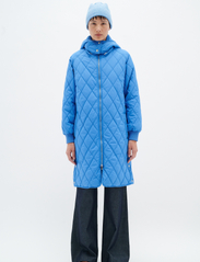 InWear - EktraIW Hood Coat - spring jackets - fall blue - 3