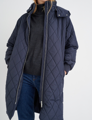 InWear - EktraIW Hood Coat - spring jackets - marine blue - 2