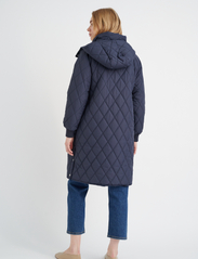 InWear - EktraIW Hood Coat - spring jackets - marine blue - 4