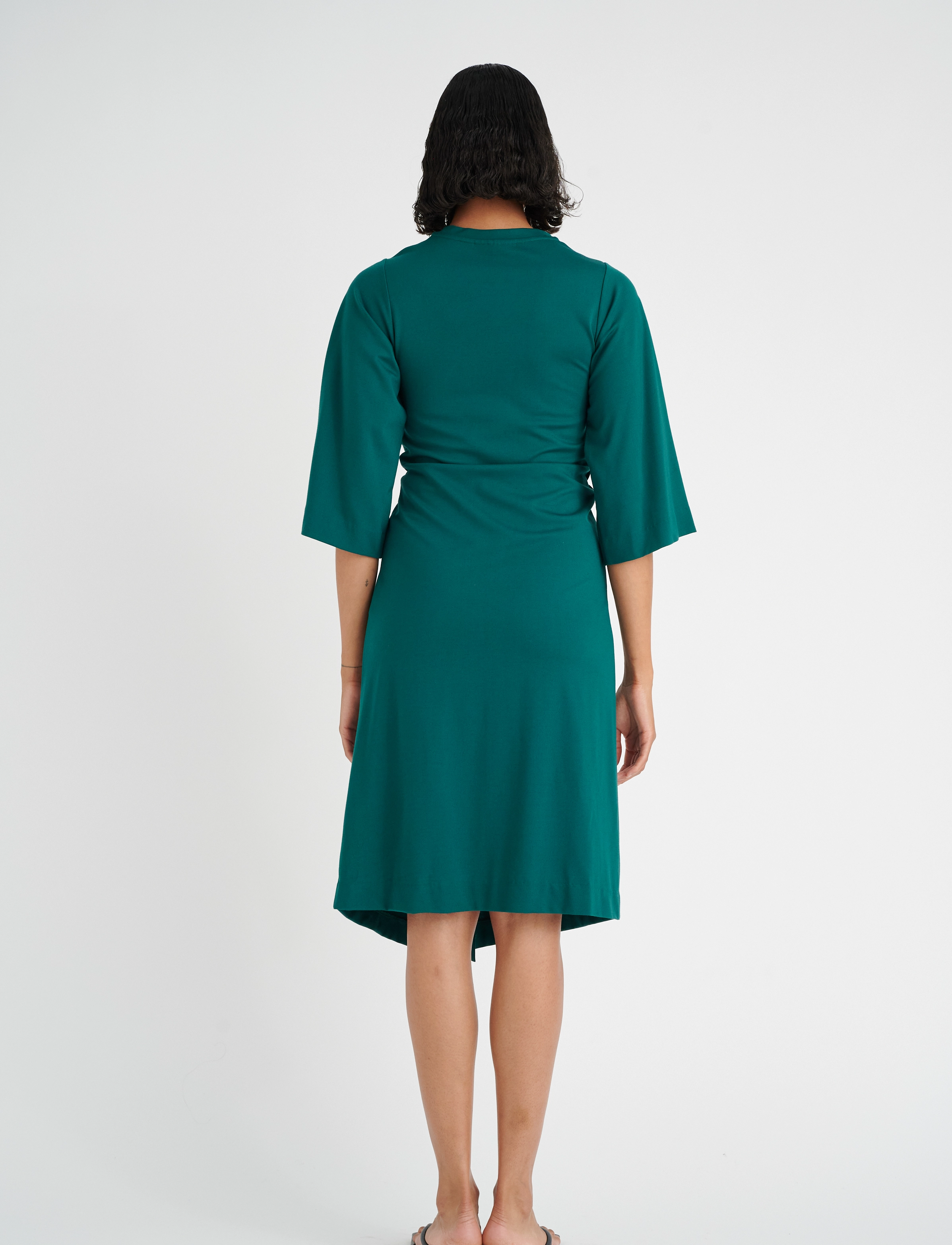 InWear - MateoIW Dress - midi kjoler - warm green - 4