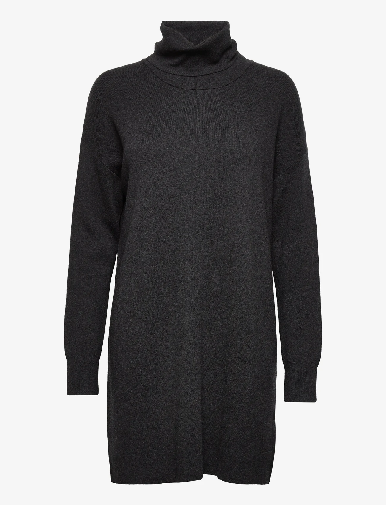 InWear - JumoIW Tunic Dress - strikkede kjoler - dark grey melange - 0