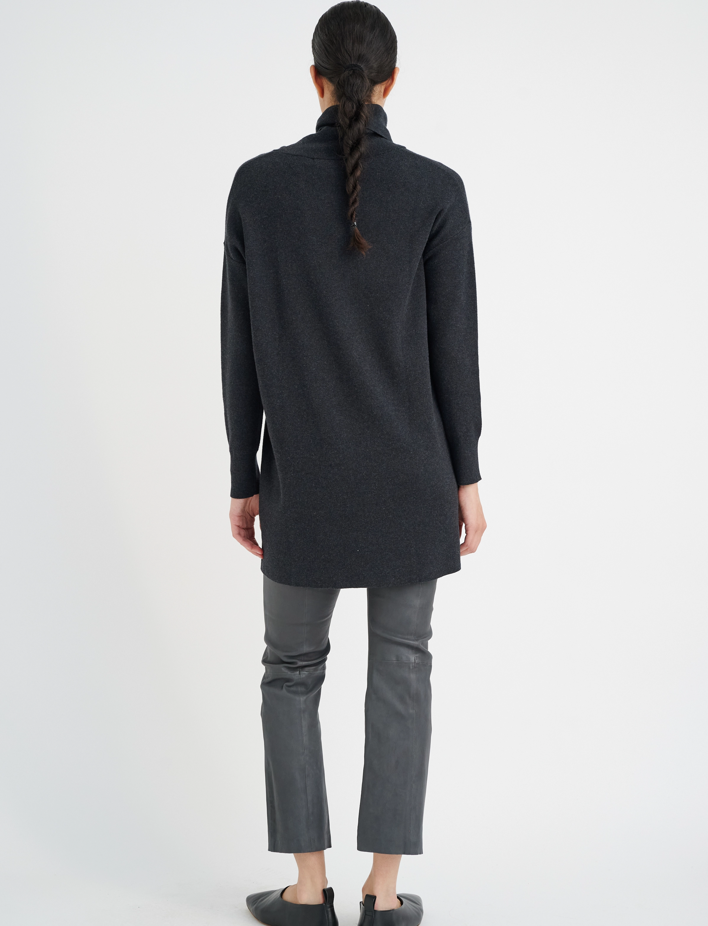 InWear - JumoIW Tunic Dress - dark grey melange - 4