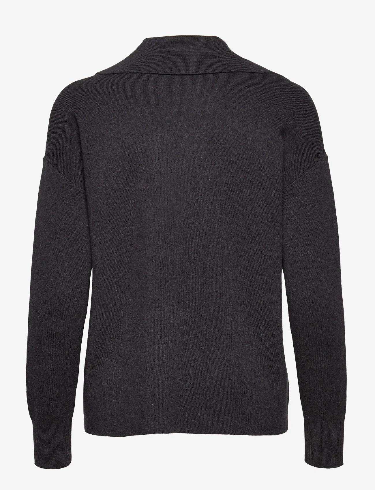 InWear - JumoIW Polo Pullover - tröjor - dark grey melange - 1