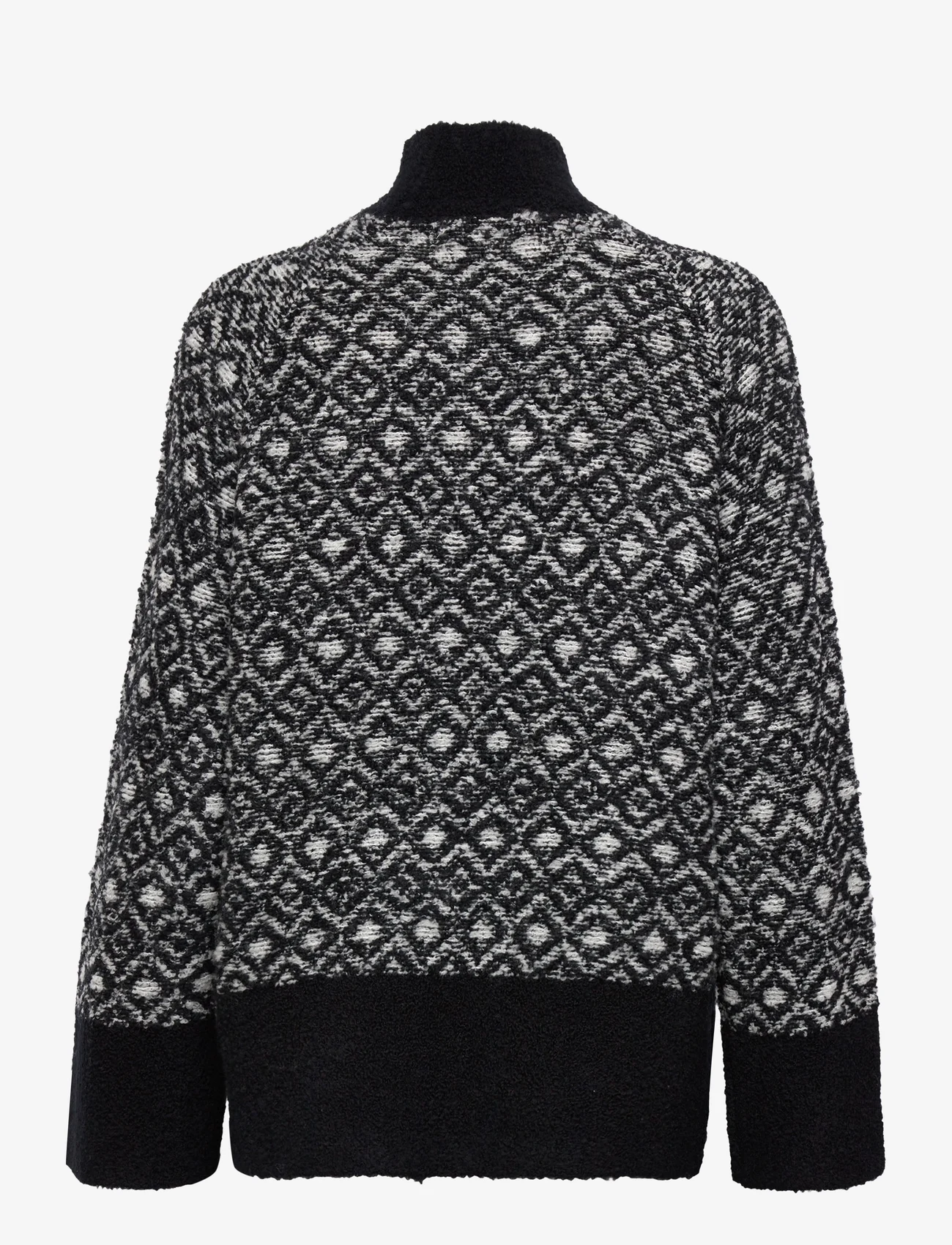 InWear - JinkaIW Pullover - kõrge kaelusega džemprid - black / white - 1
