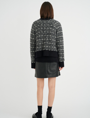 InWear - JinkaIW Pullover - megztiniai su aukšta apykakle - black / white - 4