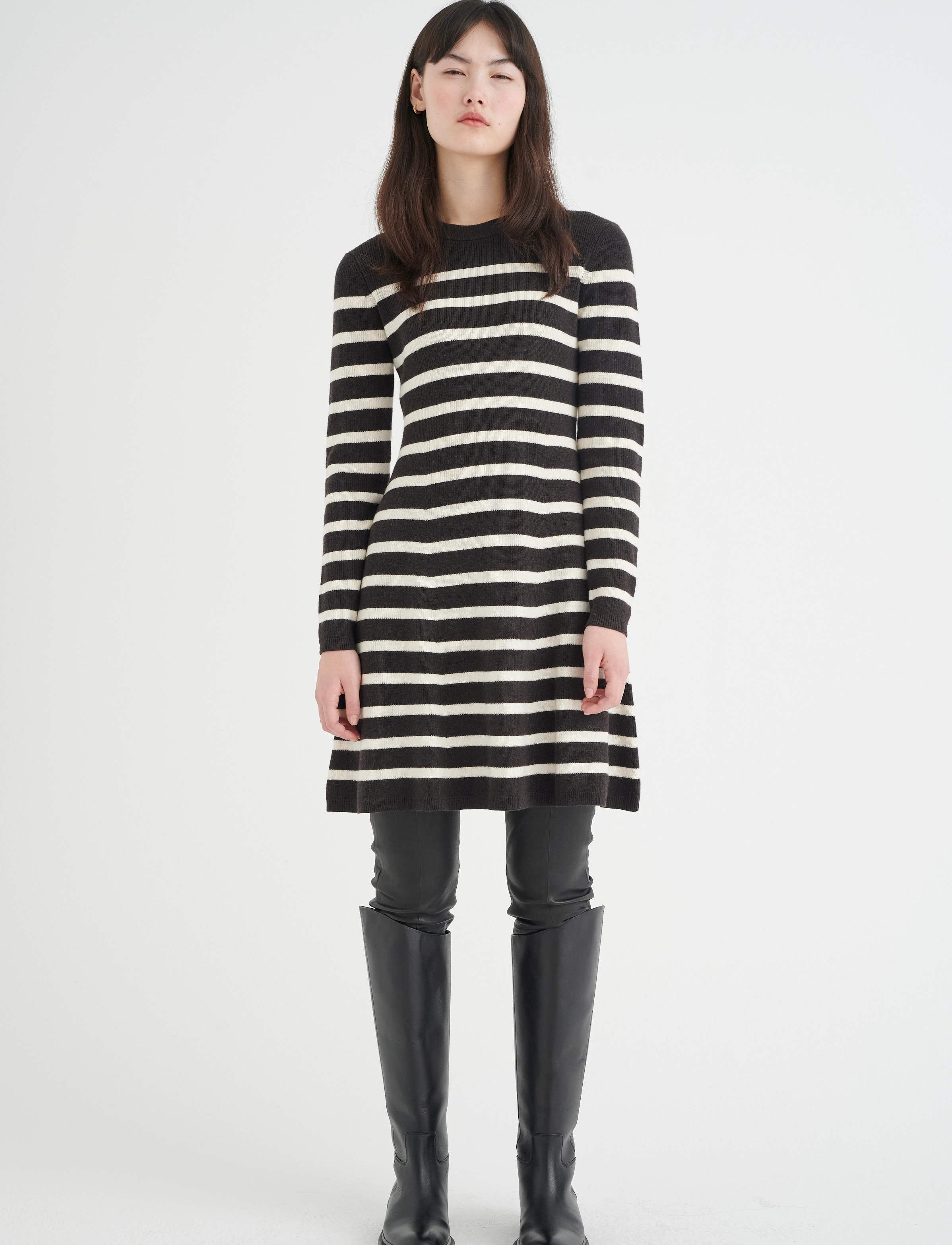 InWear - JacIW Dress - brown melange - 3