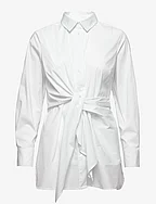 KiriniIW Knot Shirt - PURE WHITE