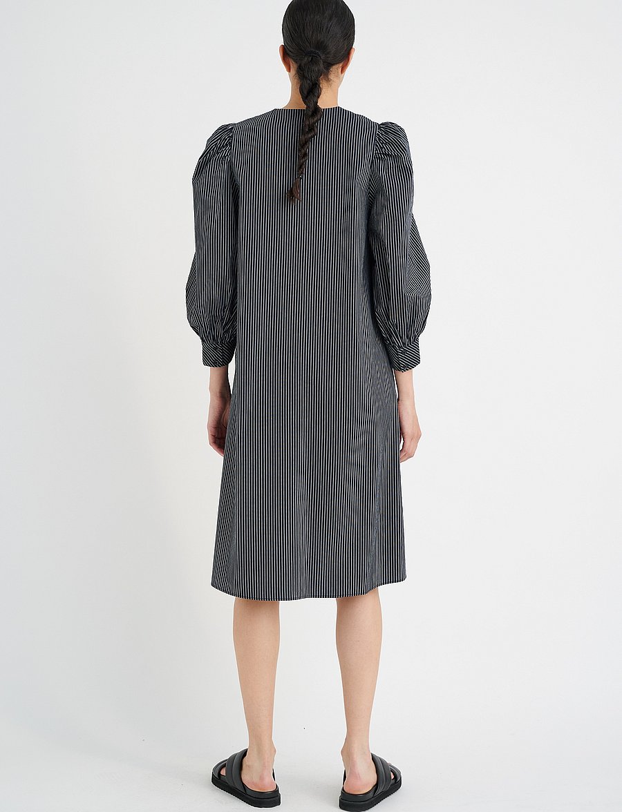 InWear - KiriniIW Yanca Dress - korta klänningar - marine blue stripe - 4