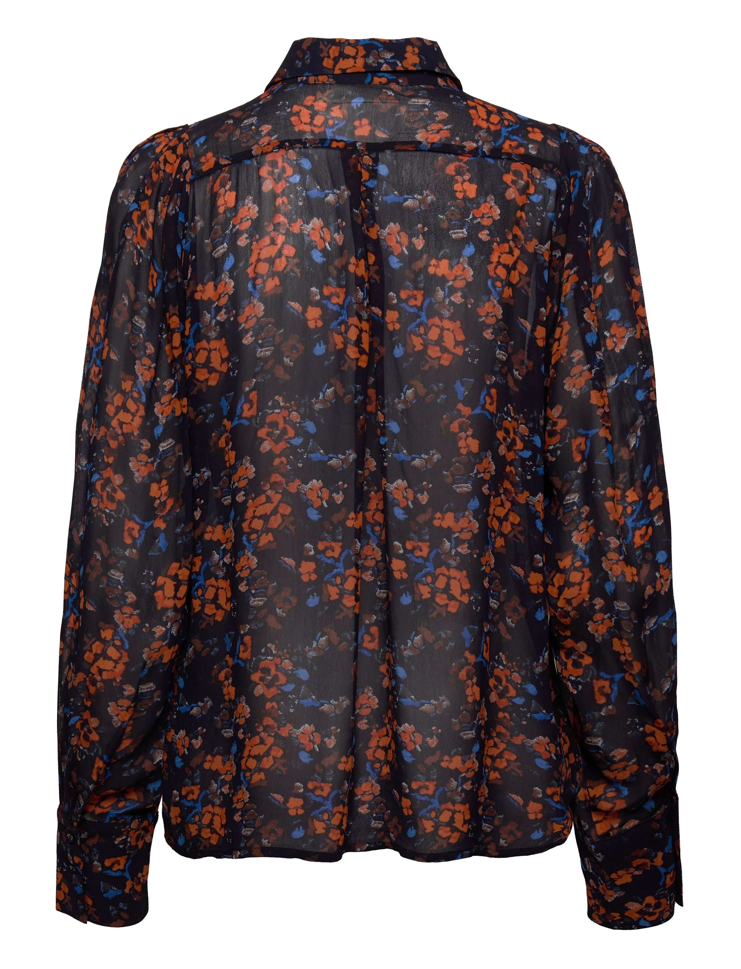 InWear - KirstieIW Shirt - langärmlige hemden - blue painted flowers - 2