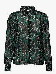 InWear - KirstieIW Shirt - langermede skjorter - green painted flowers - 0