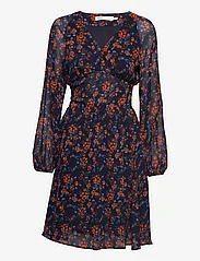 InWear - KirstieIW Short Dress - short dresses - blue painted flowers - 0