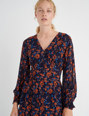 InWear - KirstieIW Short Dress - short dresses - blue painted flowers - 2
