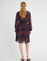 InWear - KirstieIW Short Dress - short dresses - blue painted flowers - 4